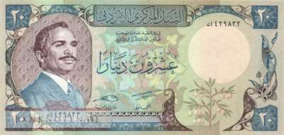 Jordanien - 20  Dinars (#022c_UNC)