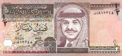 Jordanien - 1/2  Dinar (#028b_UNC)