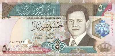 Jordan - 50  Dinars (#033a_UNC)