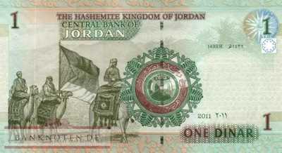 Jordan - 1  Dinar (#034f_UNC)