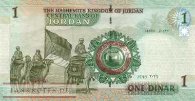 Jordan - 1  Dinar - Replacement (#034hR_UNC)