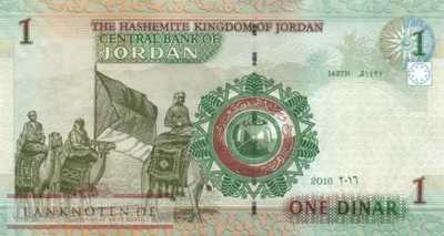 Jordanien - 1  Dinar (#034h_UNC)