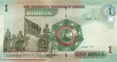 Jordan - 1  Dinar (#034i_UNC)