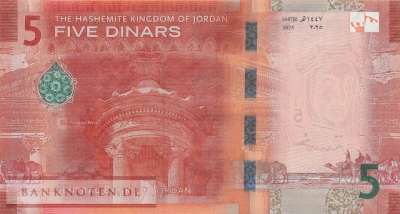 Jordanien - 5  Dinas (#040b_UNC)