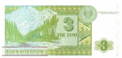 Kazakhstan - 3  Tenge (#008a-1_UNC)