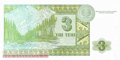 Kazakhstan - 3  Tenge (#008a-2_UNC)