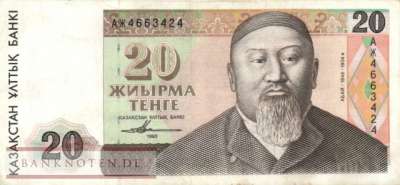 Kasachstan - 20  Tenge (#011a-1_VF)