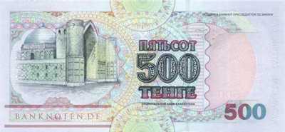 Kazakhstan - 500  Tenge (#021b_UNC)