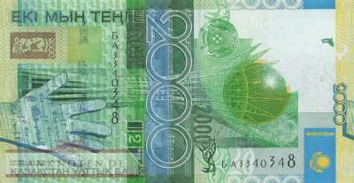 Kasachstan - 2.000  Tenge (#031b_UNC)