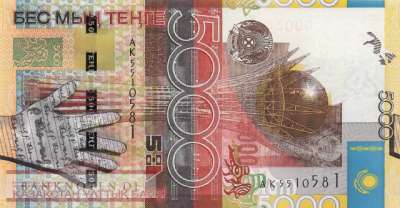 Kazakhstan - 5.000  Tenge (#032b_UNC)