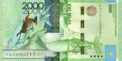 Kazakhstan - 2.000  Tenge (#041-3_UNC)