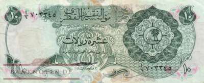 Qatar - 10  Riyals (#003a_VF)