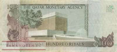 Katar - 100  Riyals (#011_VG)