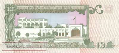 Katar - 10  Riyals (#016b_UNC)