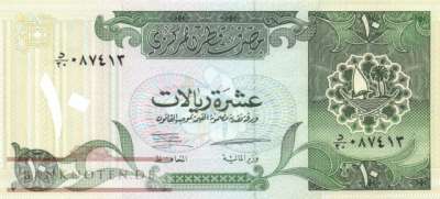 Katar - 10  Riyals (#016b_UNC)