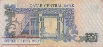 Katar - 50  Riyals (#017_F)