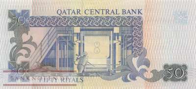 Katar - 50  Riyals (#017_XF)
