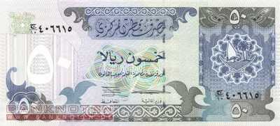 Qatar - 50  Riyals (#017_UNC)