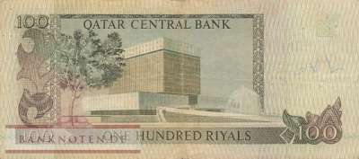 Katar - 100  Riyals (#018_VG)