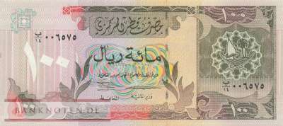 Katar - 100  Riyals (#018_AU)