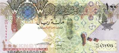 Qatar - 100  Riyals (#026_UNC)
