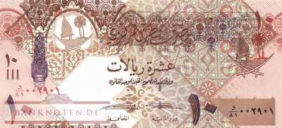 Qatar - 10  Riyals (#030-U2_UNC)