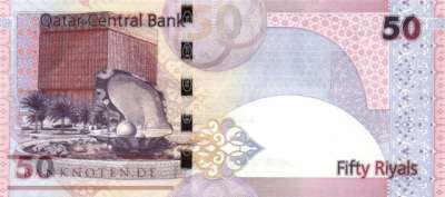 Qatar - 50  Riyals (#031-U1_UNC)