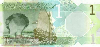 Qatar - 1  Riyal (#032b_UNC)