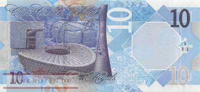 Katar - 10  Riyals - Ersatzbanknote (#034aR_UNC)