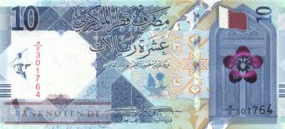 Qatar - 10  Riyals (#034a_UNC)