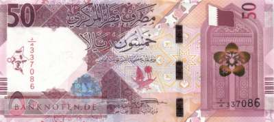 Qatar - 50  Riyals (#035a_UNC)