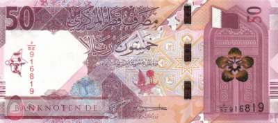 Qatar - 50  Riyals (#035b_UNC)
