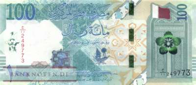 Qatar - 100  Riyals (#036a_UNC)