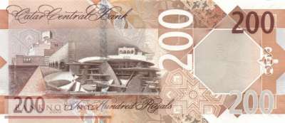 Qatar - 200  Riyals (#037a_UNC)