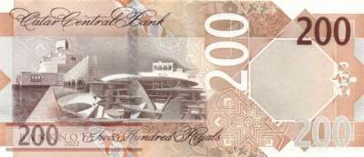 Katar - 200  Riyals (#037b_UNC)