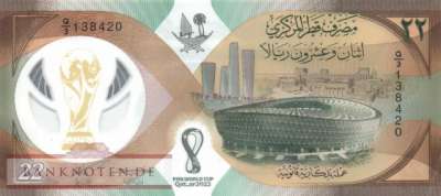 Katar - 22  Riyals - WM 2022 (#039_UNC)