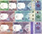 Katar: 1 - 500 Riyals (7 Banknoten)