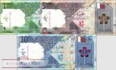 Katar: 1 - 10 Riyals (3 Banknoten)
