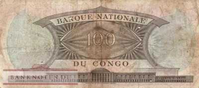 Congo, Democratic Republic - 100  Francs (#006a-61_VG)