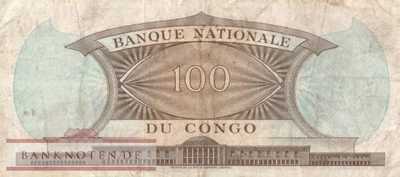 Congo, Democratic Republic - 100  Francs (#006a-62_F)