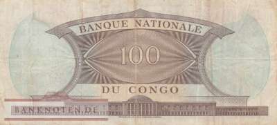 Kongo, Demokratische Republik - 100  Francs (#006a-62_VG)