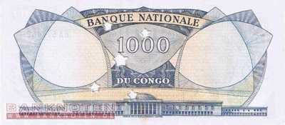 Kongo, Demokratische Republik - 1.000  Francs (#008aP_UNC)