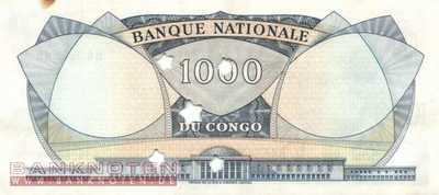 Congo, Democratic Republic - 1.000  Francs (#008aP_AU)