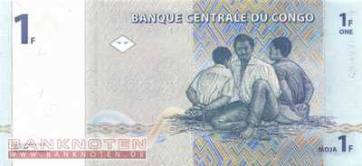 Congo, Democratic Republic - 1  Franc (#085a_UNC)