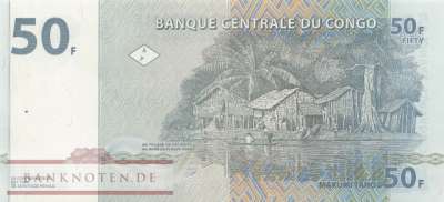 Kongo, Demokratische Republik - 50  Francs (#089a_UNC)