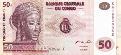 Congo, Democratic Republic - 50  Francs (#091A_UNC)