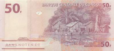Kongo, Demokratische Republik - 50  Francs (#091_UNC)