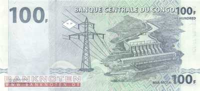 Congo, Democratic Republic - 100  Francs (#092A_UNC)