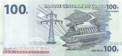Kongo, Demokratische Republik - 100  Francs (#092_UNC)
