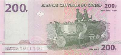 Kongo, Demokratische Republik - 200  Francs (#095A_UNC)